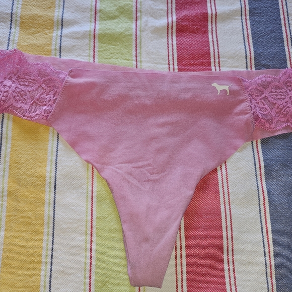 PINK Victoria's Secret Assorted Floral and Lace Thong Panties - Set Of 6 - Picture 10 of 14